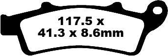 SFA-HH Series Sindered Scooter Brake Pads | Vendor No SFA324HH