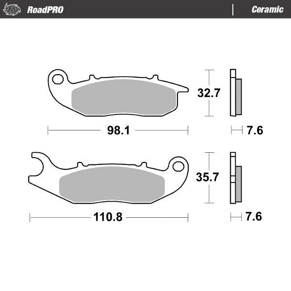 Ceramic Brake Pads For AJP PR3 125