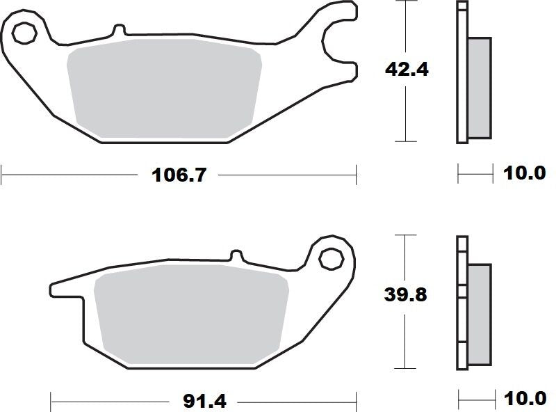Ceramic Brake Pads For CF Moto ST 125