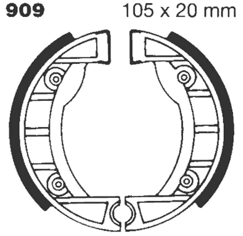 Standard Brake Shoes | Vendor No 909