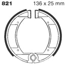 "G" Grooved Brake Shoe - 136 MM | Vendor No 821G
