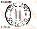 Brake Shoes For Honda NX 250 1988-1995 - 25 MM