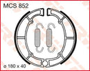 Brake Shoes For Kawasaki EN 450 1985-1989 - 180 MM