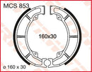 Brake Shoes For Kawasaki EL 250 1988-1990 - 160 MM