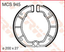 Brake Shoes For BMW R 100 GS 1986-1996 - 200 MM