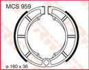 Brake Shoes For Sachs ROADSTER 800 2000-2003 - 180 MM