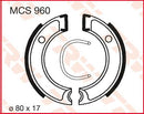 Brake Shoes For Yamaha CA 50 E 1983-1984 - 80 MM