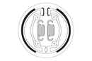 Street Brake Shoes For Kymco Agility City 50 4T 2009-2016