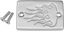 Master Cylinder Cover Flame Chrome For Kawasaki VN 1500 2002-2003