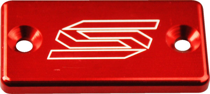 Front Brake Reservoir Cover Anodized / Red For Kawasaki KLX 300 R 2020