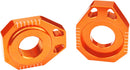 Axle Blocks Anodized / Orange For Gas Gas MC 125 2021-2023