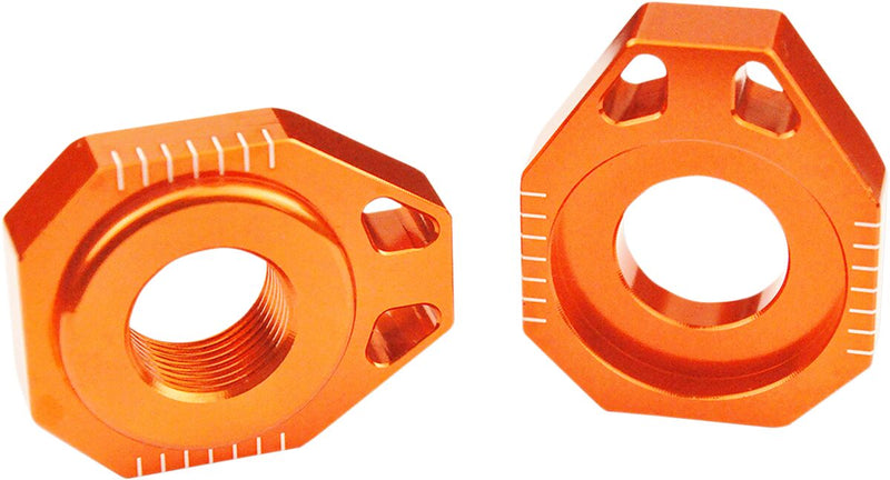 Axle Blocks Anodized / Orange For Gas Gas MC 125 2021-2023