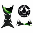 3D Motorcycle Stickers - Tank Pad Carbon Look For Kawasaki Z 750/Z 1000 2017>2020