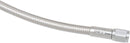 Braided Universal Brake Line Polished / Silver - 101.5 CM