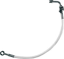 Braided Rear Brake Line Kit Polished For Harley Davidson FXD 1340