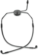 Designer Series Front Lower Brake Line Kit Black / Black Pearl For Harley Davidson FLHR 1340