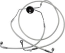 Designer Series Front Lower Brake Line Kit Chrome For Harley Davidson FLHR 1584 ABS