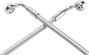 Designer Series Front Lower Brake Line Kit Polished / Silver For Harley Davidson FLHR 1584