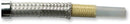 E-Z Align Braided Single Disc Front Brake Line Chrome For Harley Davidson FLST 1340 - 137 CM