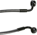 E-Z Align Braided Single Disc Front Brake Line Black / Black Pearl For Harley Davidson FLD 1690 ABS - 101.5 CM