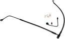 Designer Series Front Lower Brake Line Kit Black / Black Pearl For Harley Davidson FLS 1690 ABS