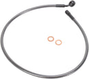 Designer Series ABS-Specific Upper Brake Line Kit Black / Black Pearl For Harley Davidson FXDB 1584 ABS - 71 CM