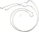 Designer Series Front Lower Brake Line Kit Chrome For Harley Davidson FLH 1868 ABS