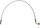 Alternate Length Designer Series ABS-Specific Front Brake Line Kit Chrome - 76 CM