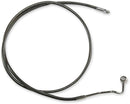 Designer Series ABS-Specific Mid Brake Line Kit Black / Black Pearl For Harley Davidson FLH 1868 ABS - 38 CM