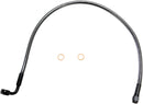 Alternate Length Designer Series ABS-Specific Front Brake Line Kit Black / Black Pearl - 56 CM