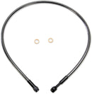 Alternate Length Designer Series ABS-Specific Front Brake Line Kit Black / Black Pearl For Harley Davidson FLSTC 1690 ABS - 76 CM