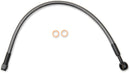 Alternate Length Designer Series ABS-Specific Front Brake Line Kit Black / Black Pearl - 81.5 CM