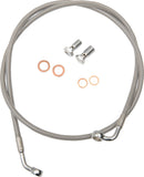 Stainless Steel Brake Line Kit Silver For Harley Davidson XL 1200 C - 30.5 CM - 35.5 CM