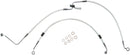 Braided Rear Brake Line Kit Chrome For Harley Davidson FLS 1690 ABS