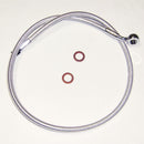 Alternate Length Designer Series ABS-Specific Front Brake Line Kit Chrome For Harley Davidson XL 1200 C ABS - 68.5 CM