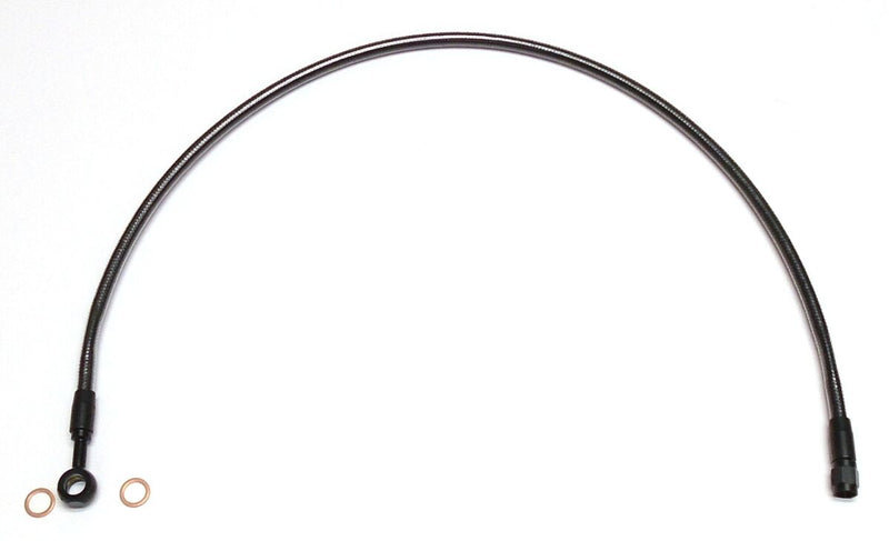 Designer Series ABS-Specific Upper Brake Line Kit Black / Black Pearl For Harley Davidson XL 1200 C ABS - 68.5 CM