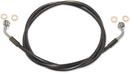 XR Stainless Extreme Response Front Brakeline Kit Black / Chrome For Harley Davidson XL 1200 C - Oversize [+15.2 CM]