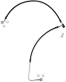 XR Lower Brake Line Black / Chrome For Harley Davidson FLS 1690 ABS - 51.5 CM