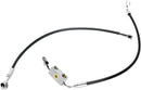 Extreme Response Front Brake Line Kit For ABS Black / Chrome For Harley Davidson XL 1200 T ABS - Oversize [+10.2 CM]