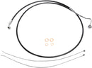 XR Stainless Upper Brake Line Black / Chrome For Harley Davidson FLHR 1690 ABS - Standard