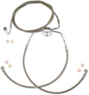 XR Lower Brake Line Silver For Harley Davidson FLHR 1584 ABS - 132 CM