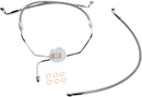 XR Stainless Extreme Response Front Brakeline Kit Chrome For Harley Davidson FLHT 1340 - Oversize [+10.2 CM]