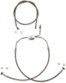 XR Stainless Extreme Response Front Brakeline Kit Chrome For Harley Davidson FLHT 1340 - Oversize [+25.4 CM]