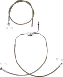 XR Stainless Extreme Response Front Brakeline Kit Chrome For Harley Davidson FLHR 1340 - Standard