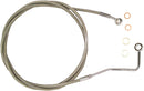 XR Stainless Upper Brake Line Polished / Silver For Harley Davidson FLHR 1690 ABS - Standard