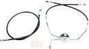 XR Stainless Extreme Response Front Brakeline Kit Black / Chrome For Harley Davidson FLHT 1340 - Oversize [+35.6 CM]