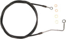 XR Stainless Upper Brake Line Black / Chrome For Harley Davidson FLH 1868 ABS - Oversize [+15.2 CM]