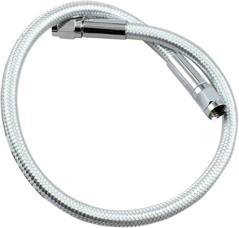 Braided Universal ABS Brake Line Chrome - 43 CM
