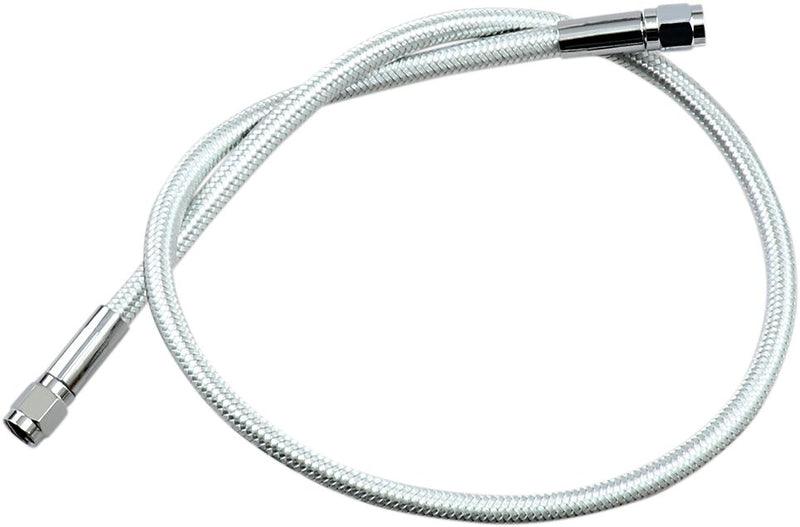 Braided Universal ABS Brake Line Chrome - 66 CM
