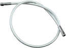 Braided Universal ABS Brake Line Chrome - 76 CM